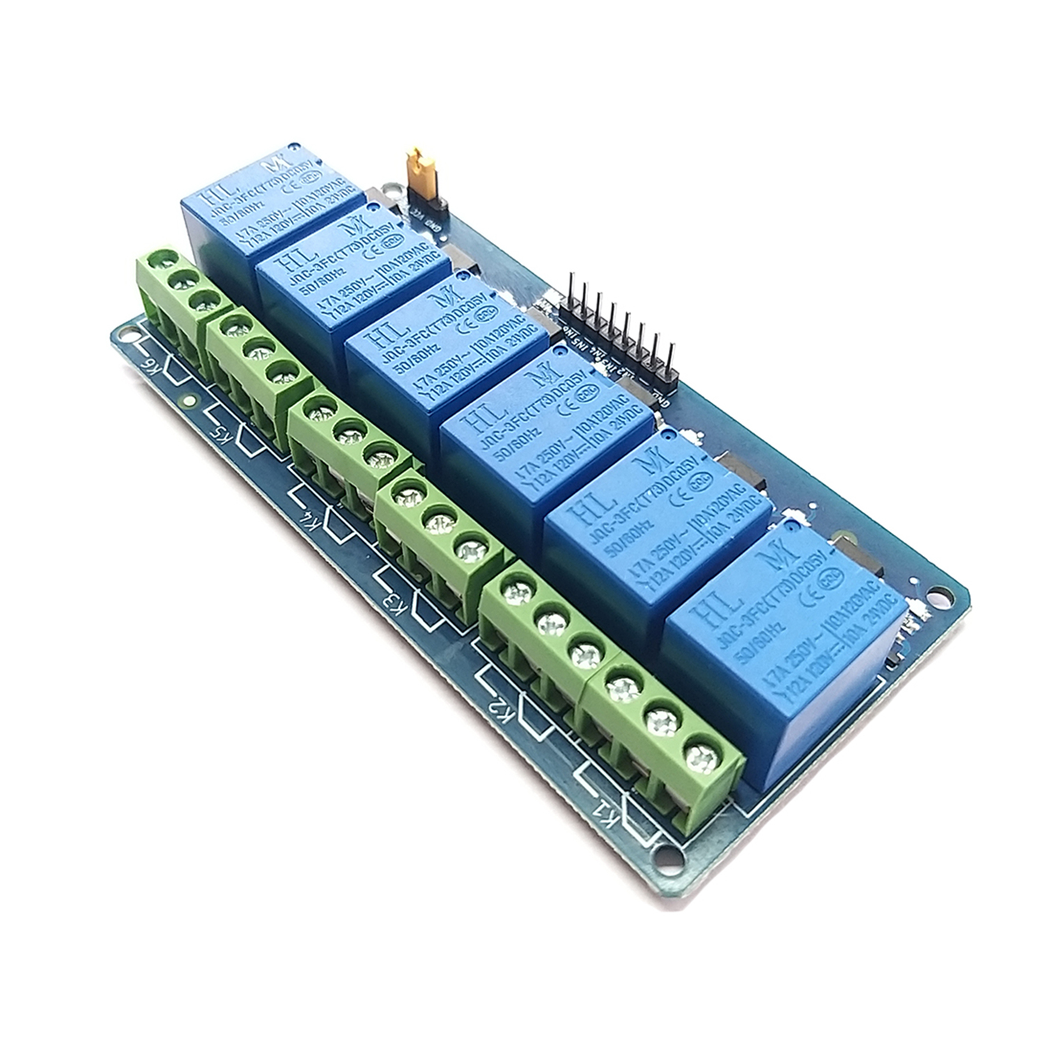 6 Channel 5V Relay Board - Hacktronics