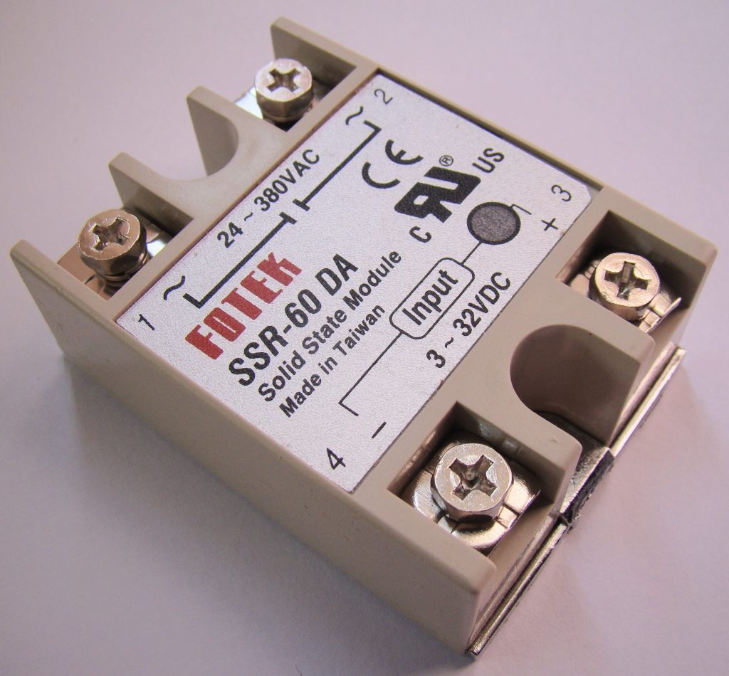 24V-380V 60A 220V AC SSR-60 DA Solid State Relay Module 5-32V DC Input ...