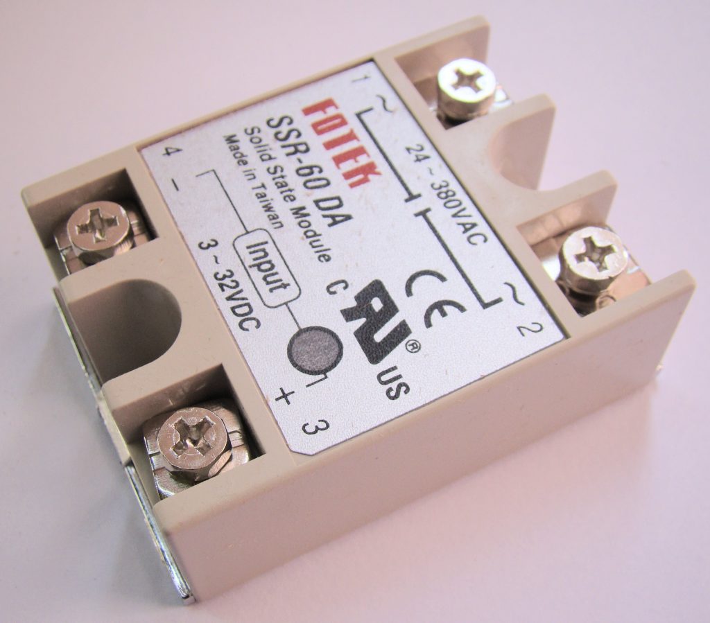 24V-380V 60A 220V AC SSR-60 DA Solid State Relay Module 5-32V DC Input ...