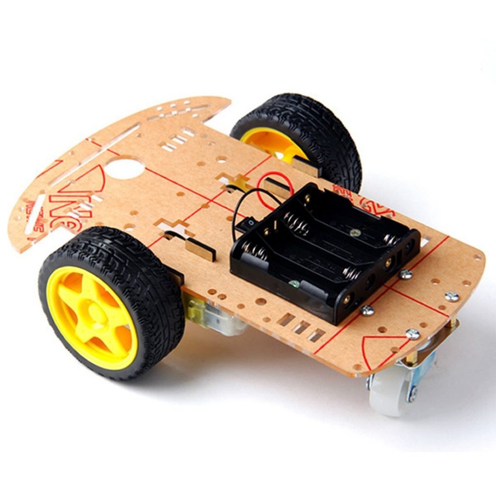 2WD Smart Motor Robot Car Chassis Kit Speed Encoder Battery Box For ...