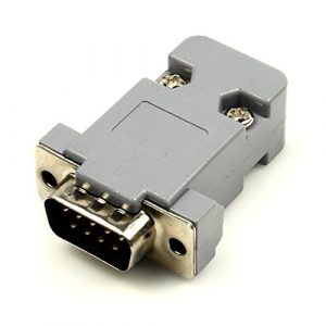 DB9 RS232 Male Female Hood Solder Plug Connector Assembly Shell Cover ...