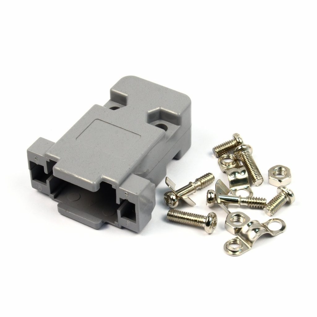 DB9 RS232 Male Female Hood Solder Plug Connector Assembly Shell Cover ...