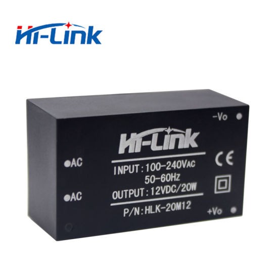 HI-LINK HLK-20M12 AC-DC 220V A 12V 20w Módulo De Fuente De Alimentación Reducida Inteligente Interruptor Doméstico Módulo De Fuente De Alimentación (10 Piezas