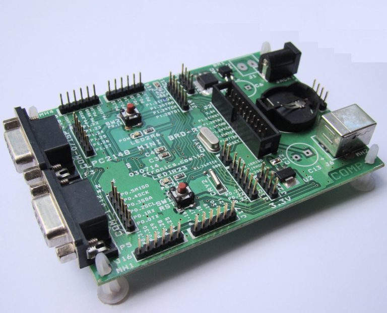 Mini LPC2148 ARM7 Development Board - Hacktronics