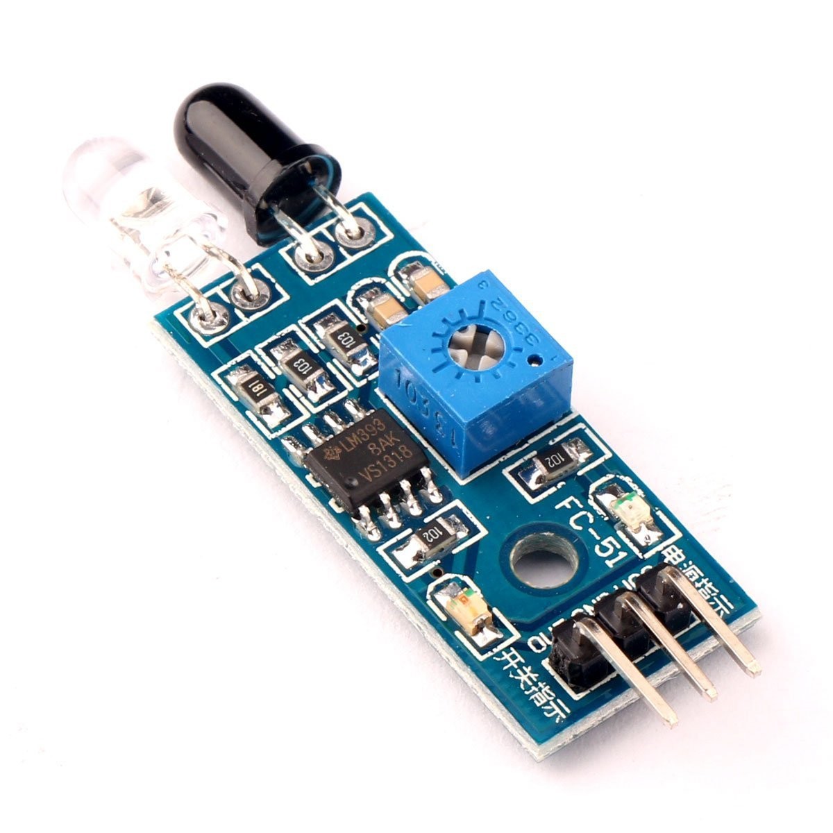 Smart Car Infrared IR Obstacle Detection Sensor - Hacktronics