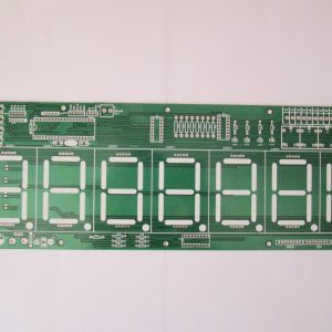 40 Pin PIC Microcontroller Controlled Large 7 Segment Token Number or Time Display Module Bare PCB