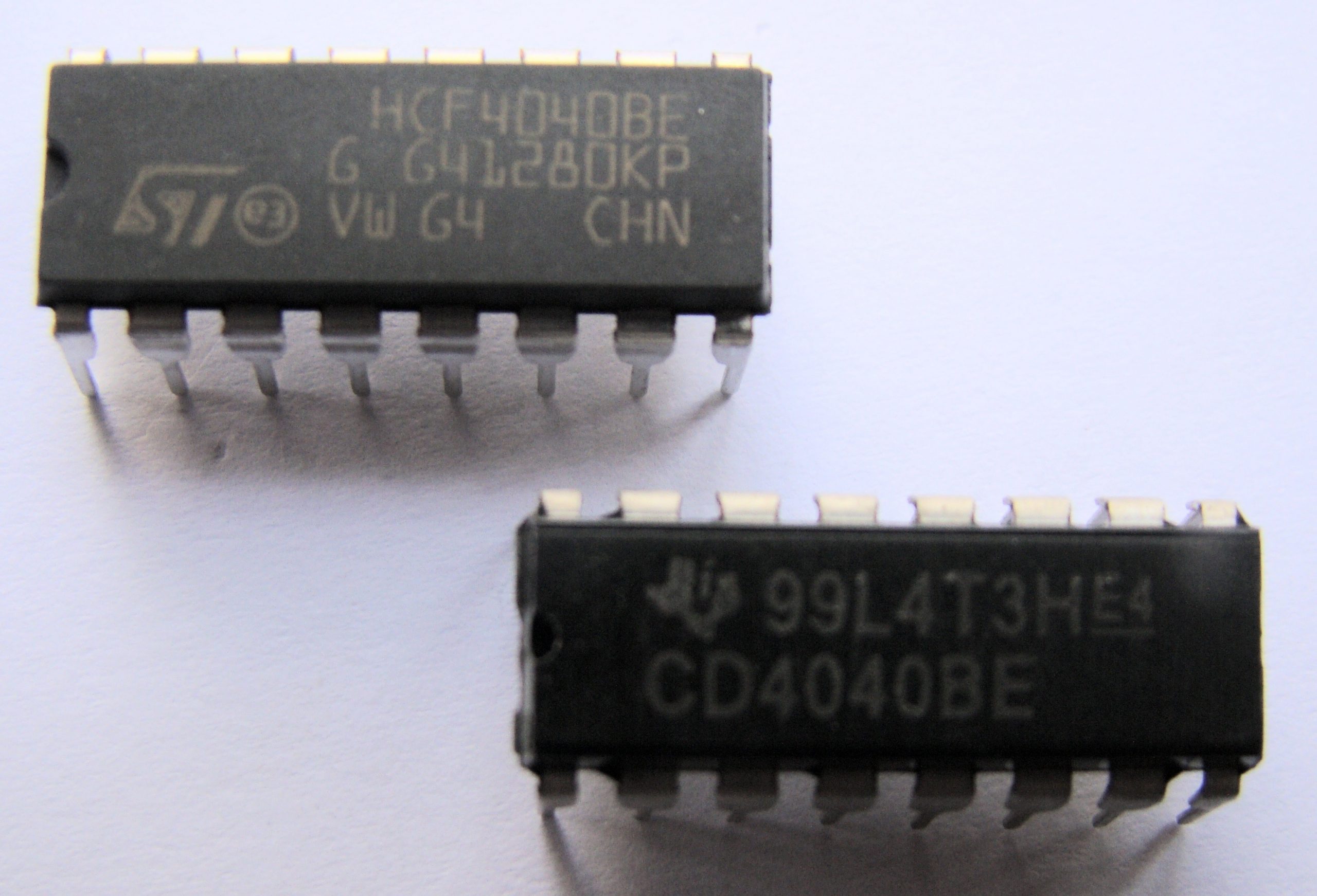 4040: 12-stage Binary Ripple Counter - Hacktronics