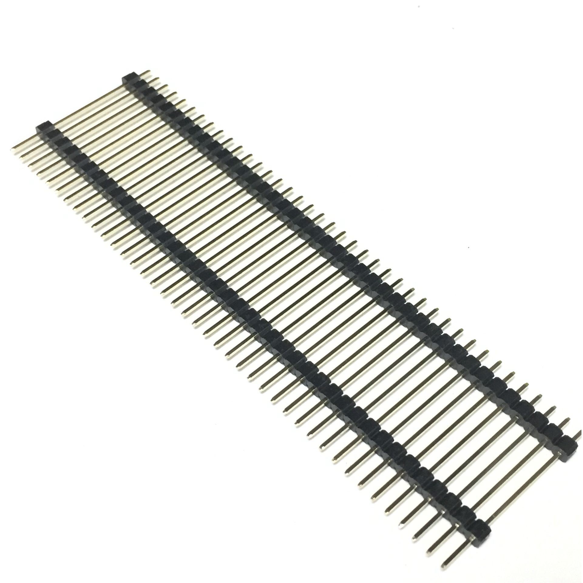 Double Plastic Single Row Header 2.54MM Pitch 1x40 Pins 30MM Length ...