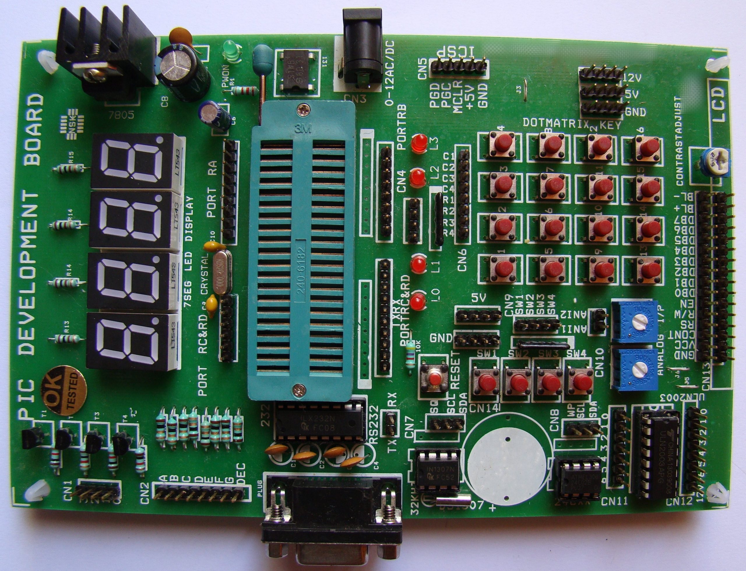 PIC Development Board for Learning PIC Programming - Hacktronics
