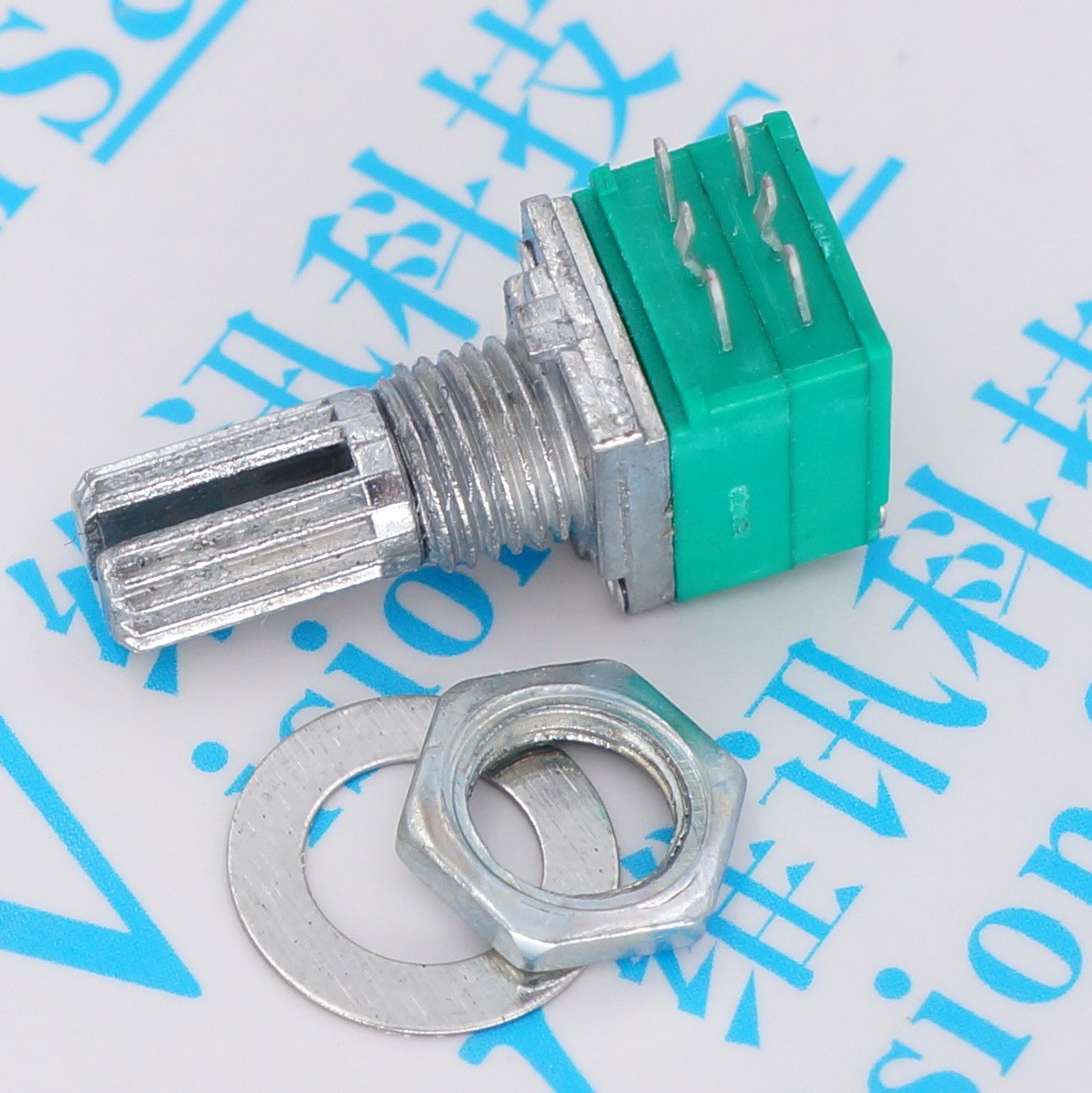 RK09K1110AH8 | Potenziometro Rotante Alps Alpine, 20k Max, Albero 6 Mm, Su Foro | RS