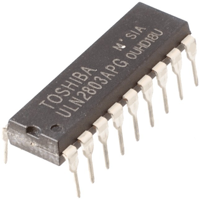 ULN2803: High Current 8 Darlington Transistors Array - Hacktronics