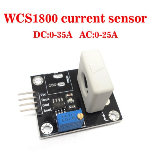 WCS1800 Hall Current Sensor 35A Short Circuit / Overcurrent Protection