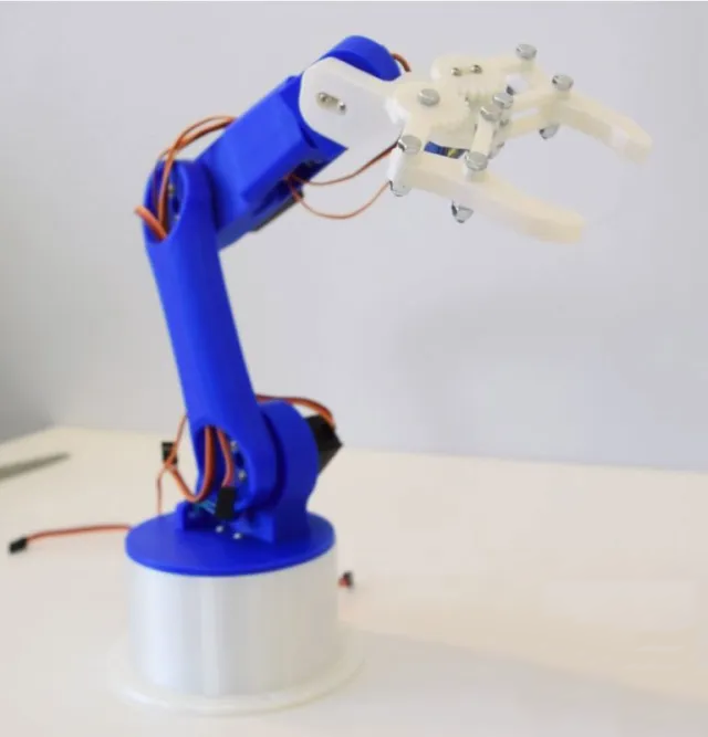 Bluetooth Controlled Arduino Uno Arm Arduino Robotic Arm Bluetooth