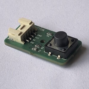Grove Compatible 12mm Tactile Push Button Module with Pull Up and Filter Capacitor